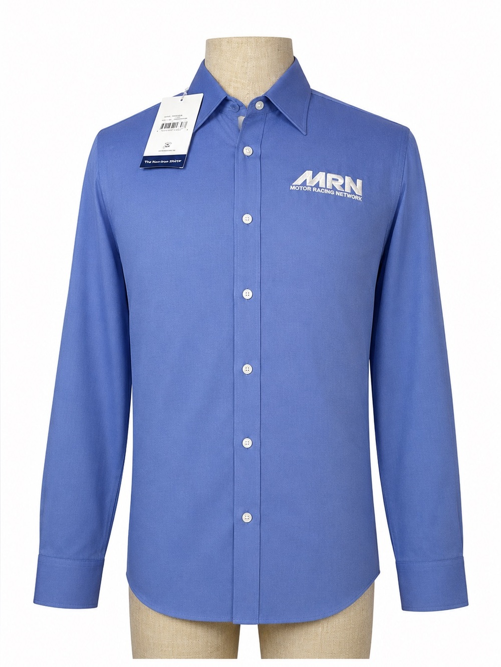Cutter & Buck AMRN NASCAR Button Down Shirt XL Blue Logo